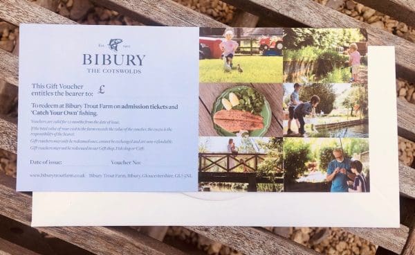 Gift Voucher for Bibury Trout Farm